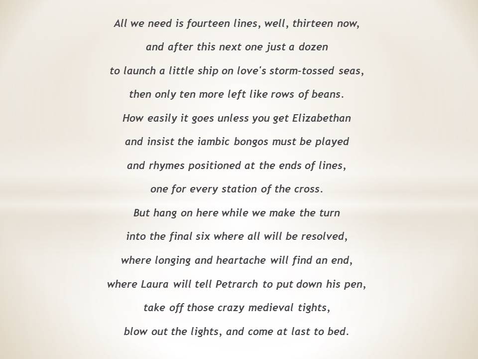 how to write a sonnet